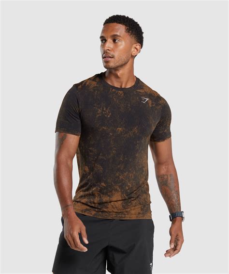 Gymshark Washed Seamless T-Shirt - Black | Gymshark