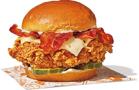 Popeyes Spicy Bacon & Cheese Chicken Sandwich Nutrition Facts