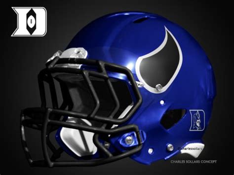 Charles Sollars Concepts @Charles Sollars #DUKE #ACC #BLUEDEVILS College Football Helmets, Duke ...