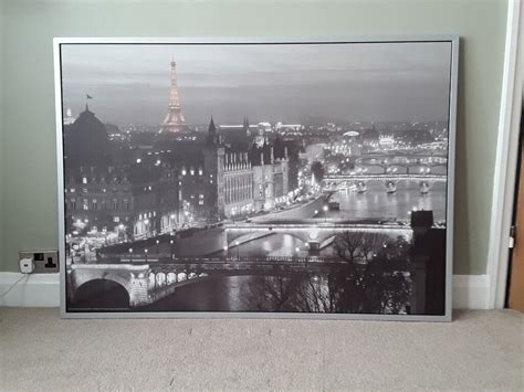 IKEA Vishult Paris picture/canvas with frame 140cm x 100cm | in Northallerton, North Yorkshire ...