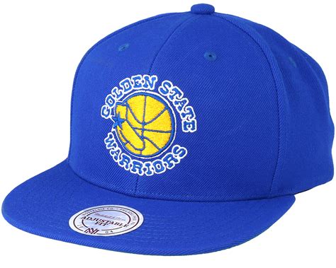 Golden State Warriors Wool Solid Royal Snapback - Mitchell & Ness caps - Hatstoreworld.com