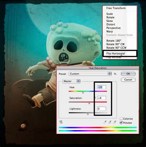 Create a Cute Zombie Illustration in Photoshop