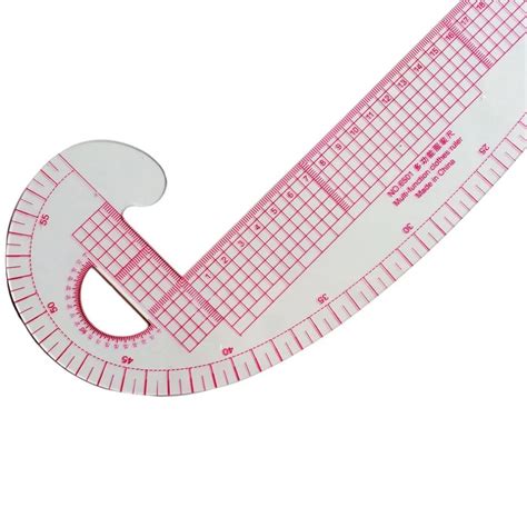 Multi function Plastic French Curve Sewing Ruler Tailor Ruler Design Making Clothing 360 Degree ...