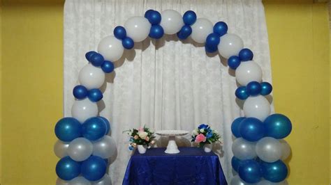 Balloon Arch Birthday Decor - YouTube