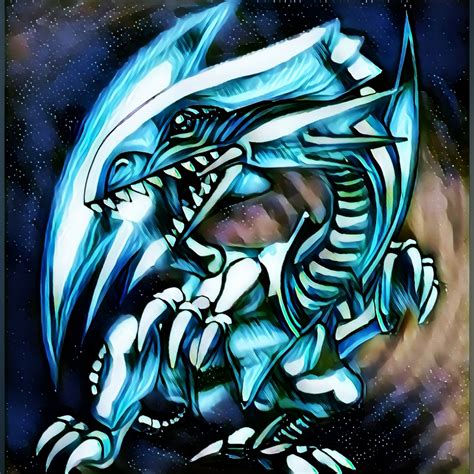 I edited the heck out of the Blue Eyes White Dragon original card artwork, I thought this sub ...