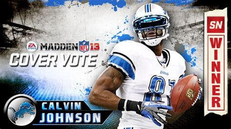 Calvin Johnson is Your Madden NFL 13 Cover Athlete - Operation Sports