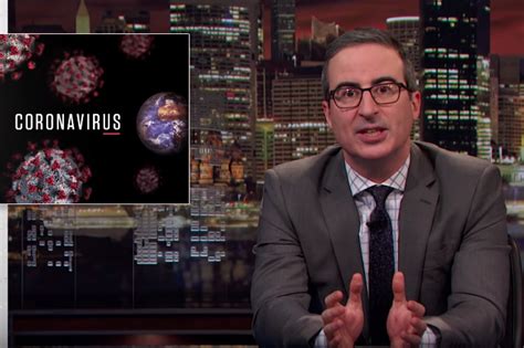 Comedian John Oliver addresses coronavirus fears on 'Last Week Tonight,' chastising President ...