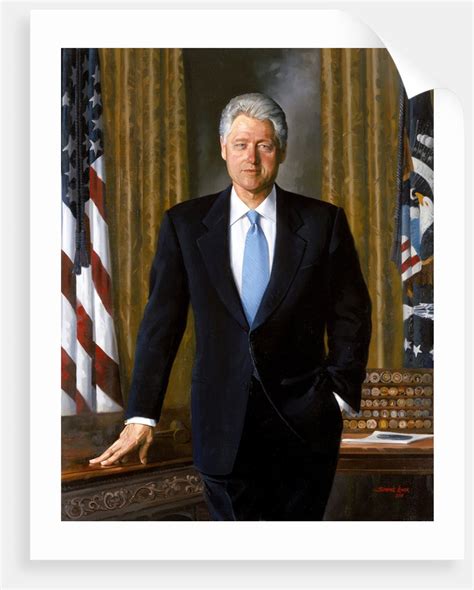 Portrait of President Bill Clinton posters & prints by Corbis