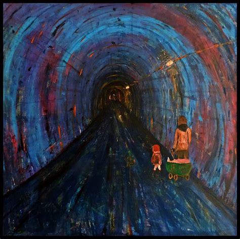 Der Tunnel Painting by Stefan Kibellus | Saatchi Art