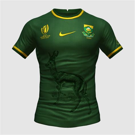 South Africa 2023 Rugby World Cup home concept kit - FIFA 23 Kit Creator Showcase