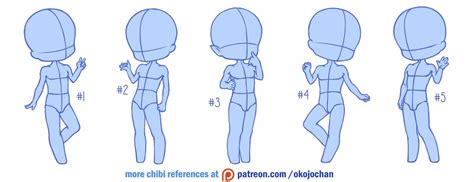 Chibi poses reference (chibi base set #9) by Nukababe on DeviantArt ...