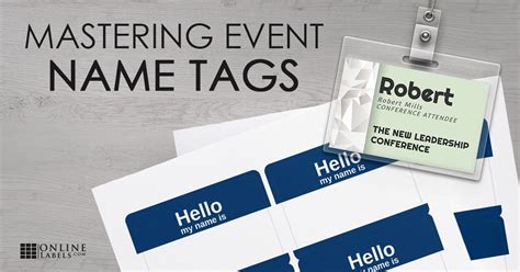 9 Easy Steps to Create Name Tags For Your Next Event