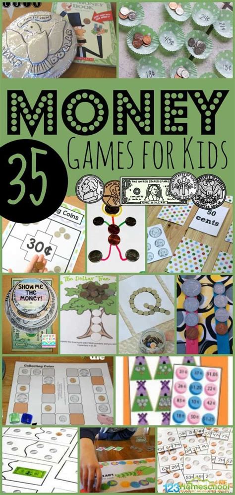 35 FUN Money Games and Activities for Kids | Money games for kids, Math games for kids ...