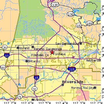 Fontana, California (CA) ~ population data, races, housing & economy