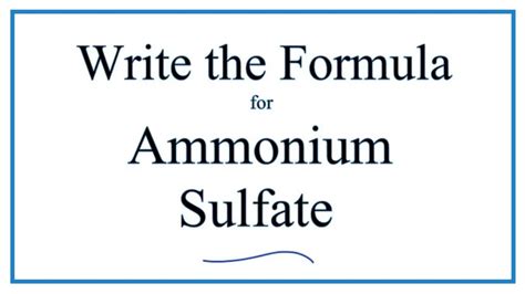 Ammonium Sulfate