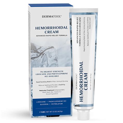 Buy Hemorrhoid - Hemorrhoid Cream with 5% Lidocaine Highest Strength - Hemorrhoid Shrinking ...