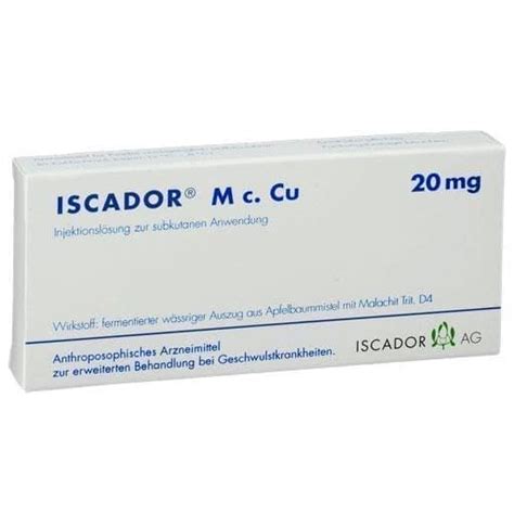 ISCADOR mistletoe extract M c.Cu 20 mg solution for injection – ELIVERA UK