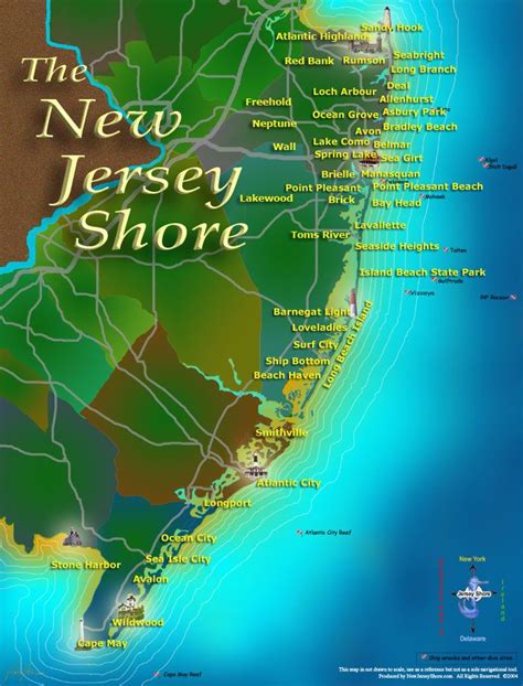 Officially Breaking Down The South Jersey Shore Towns | Mexiko reisen ...