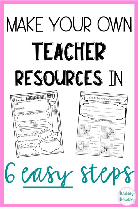 Make Worksheets in 6 Easy Steps - Lindsay Bowden