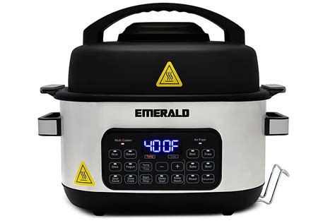 Customer Reviews: Emerald 14 in 1 Multi Cooker & Air Fryer Duo Stainless Steel SM-AIR-1863 ...