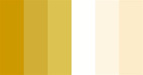 White And Gold Color Palette