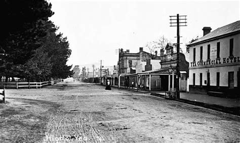 High Street,Yea,Victoria in c.a. 1910. Museum Victoria. | Victoria ...