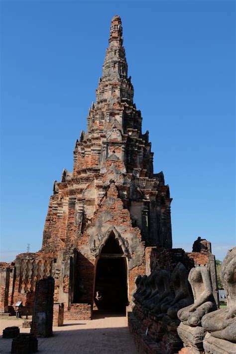 2019 - Wat Chaiwatthanaram Historical Buildings with Ancient Mural Painting in Ayutthaya ...