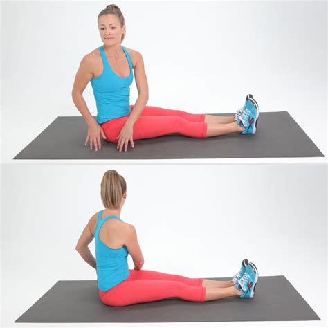 Seated Russian Twist | Core-Strengthening Exercises For Runners | POPSUGAR Fitness Photo 3