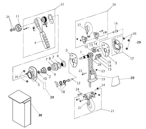 Shop All - Hoist Parts - CM Hoist Parts - CM 602 Lever Hoist Parts ...