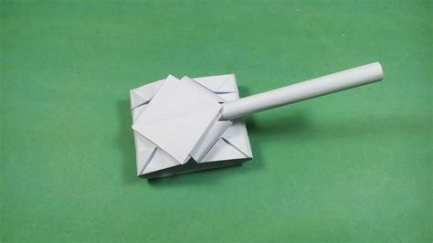 How to Make a Paper Tank - Easy Origami Tank Instructions