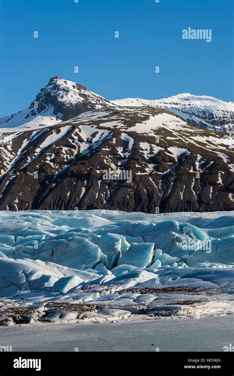 Glacier landscape in Iceland Stock Photo - Alamy