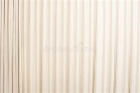 Cream-colored Cloth, Beige Curtain Fabric Texture and Background. Stock Photo - Image of texture ...