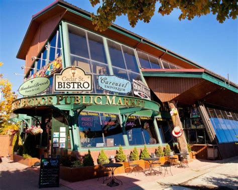 Cedar Street Bridge Public Market is a charming mall-type marketplace in Sandpoint, Idaho. The ...