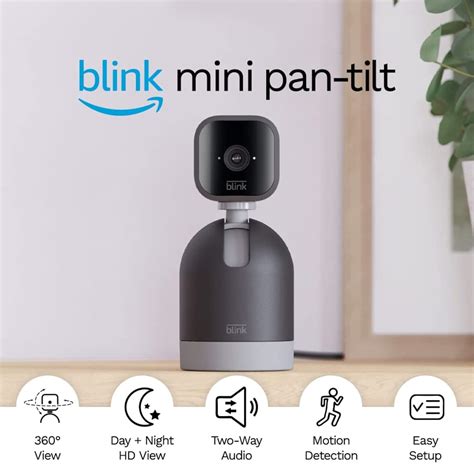 Questions and Answers: Blink Mini Pan-Tilt Indoor Wired 1080P Security Camera Black B09N6D5SDX ...