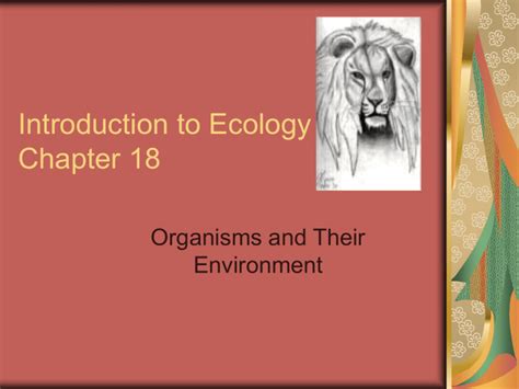 Principles of Ecology