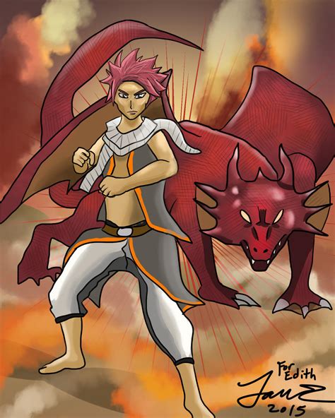 Natsu and Igneel by JammingNova on DeviantArt