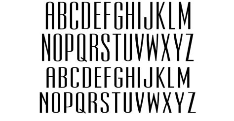 Ultra Condensed Sans Serif font by Manfred Klein | FontRiver