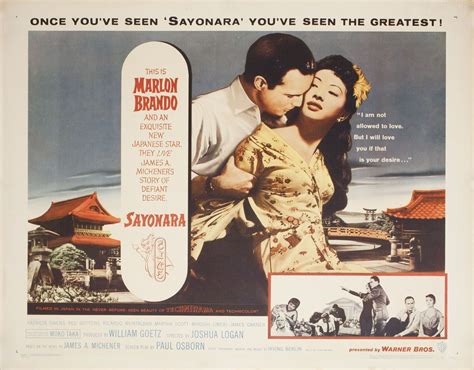 Sayonara Original 1957 U.S. Half Sheet Movie Poster - Posteritati Movie Poster Gallery