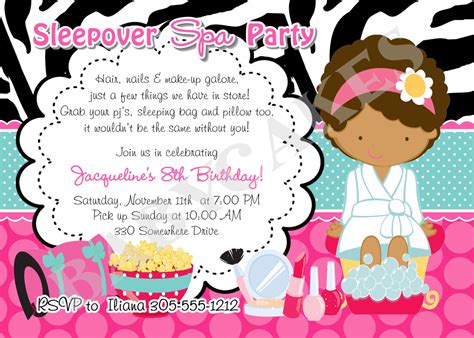 7 Best Images of Spa Party Invitations Printable And Editable - Free Print Spa Party Invitation ...