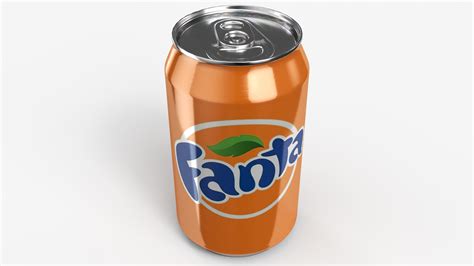 Beverage Can 330 Ml Coca Cola Fanta 3D Model - TurboSquid 1966753