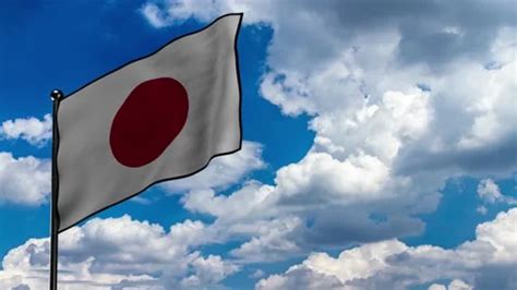 3D Animation Seamless looping Japan Flag... | Stock Video | Pond5