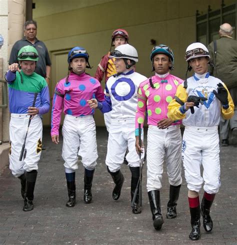 Racing silks reflect the game's many personal styles