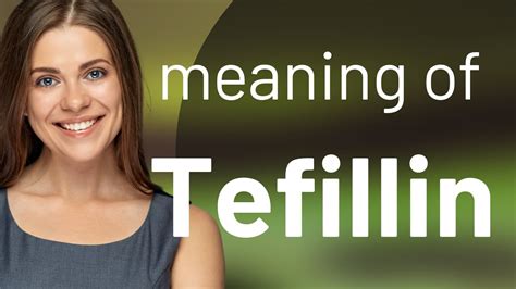 Tefillin | meaning of TEFILLIN - YouTube