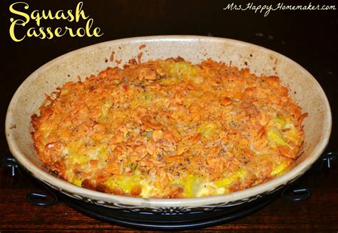 Perfect Squash Casserole - Mrs Happy Homemaker