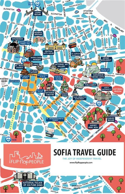 Travel infographic - Interactive map of Sofia's tourist sights ...