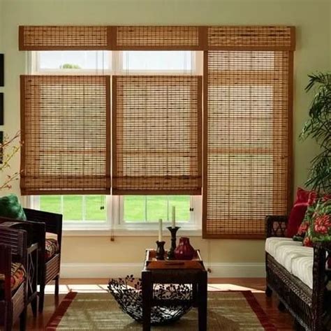 Brown Vertical Bamboo Blinds at Rs 140/square feet in Cuttack | ID ...