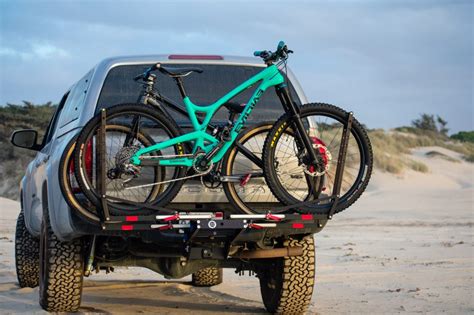 1UP USA Heavy Duty Review - Hitch Mounted Dual Bike Rack on Tacoma