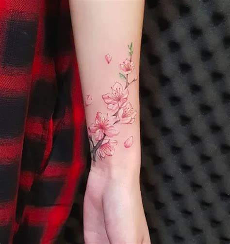 Elegant Cherry Blossom Tattoos for Your Floral Design