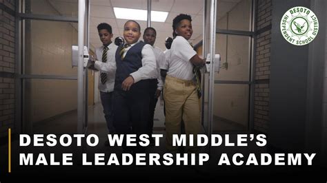 DeSoto ISD: DeSoto West Middle School's Leadership Academy - YouTube