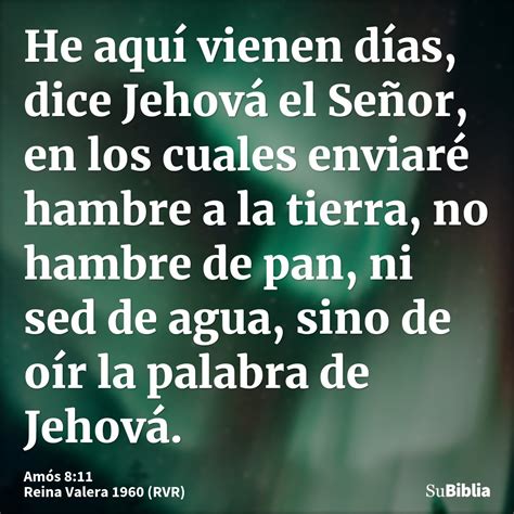 Amós 8:11 - Biblia